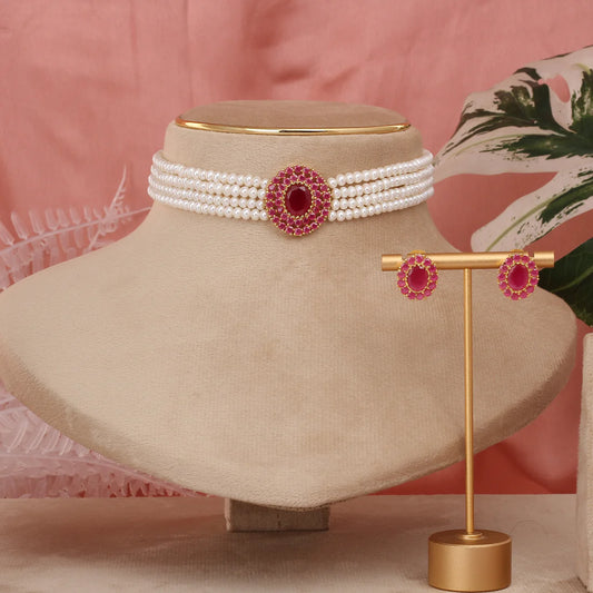 Pearl Choker Necklace 1
